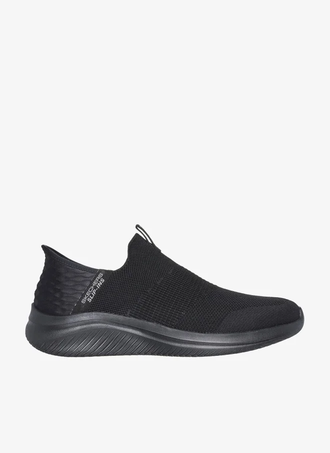Premium Slip-Ins Ultra Flex 3.0 Smooth Step Lightweight Walking Shoes for Men (Black, 42 EU) tixo5