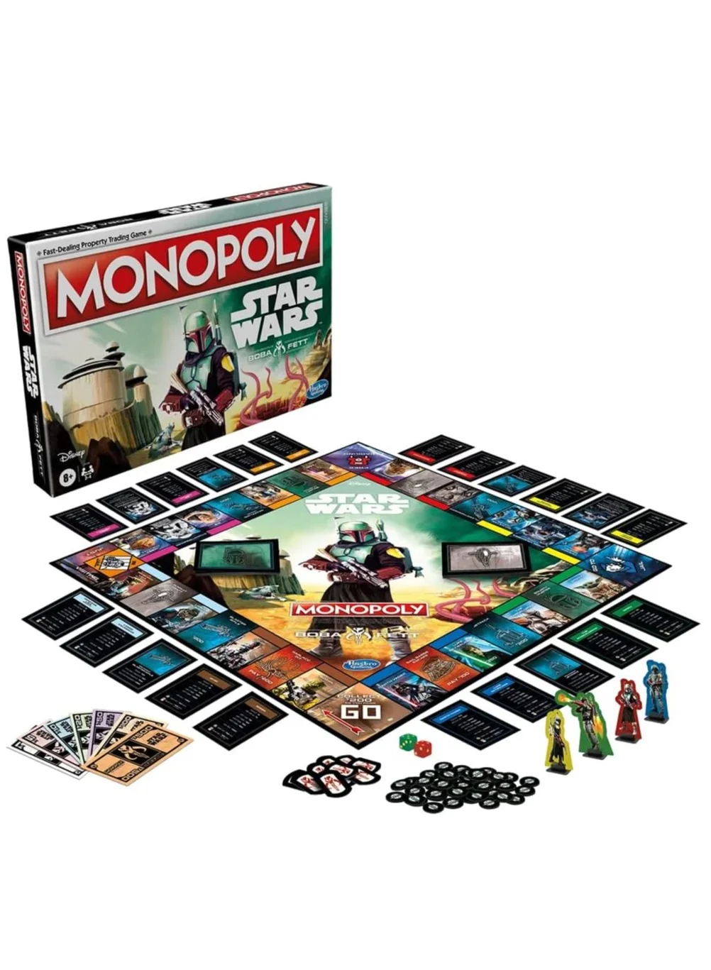Sci-Fi Strategy Board Game Bounty Hunter Edition (Themed Family Tabletop Game for Kids and Adults) 16p5v