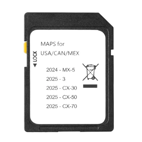 Forccord Premium GPS Navigation SD Card Map Update for Vehicle Infotainment Systems (Compatible with 2024-2025 Models, 16 GB) e65ut