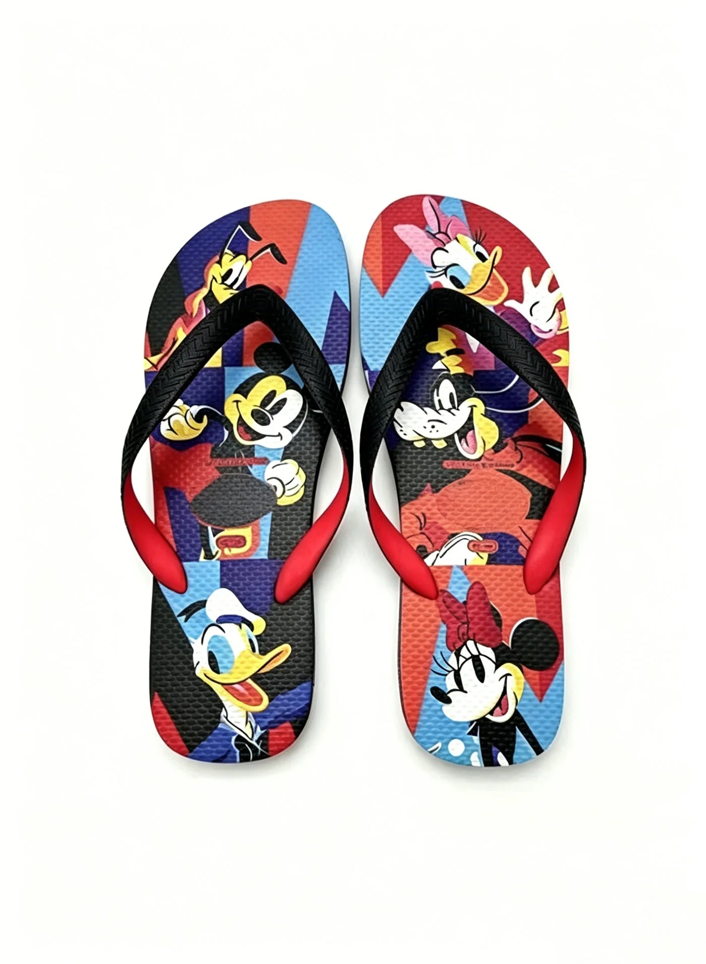 Premium Cartoon Print Flip Flop Sandals Lightweight Comfortable Summer Beach Footwear for Kids (Multicolor, 20 cm) 22tha