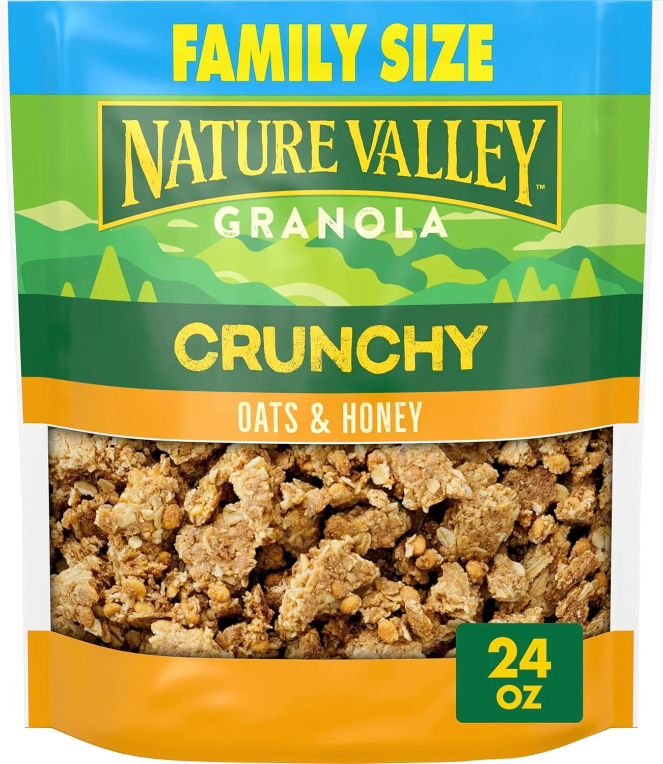 Crunchy Granola Oats & Honey Premium Breakfast Cereal (Family Size, 680 g) nxjv3