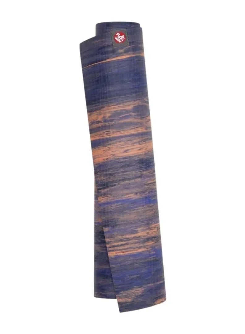 Premium Natural Rubber Yoga Mat Non-Slip Exercise Fitness Mat for Pilates and Stretching (Melon Marbled, 180 cm x 61 cm x 4 mm) x7v86