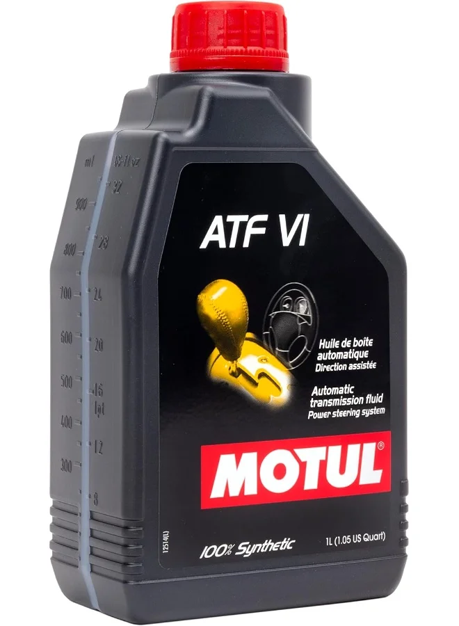 Motul ATF VI Automatic Transmission Fluid Premium Synthetic Formula (1 L) rpfqd