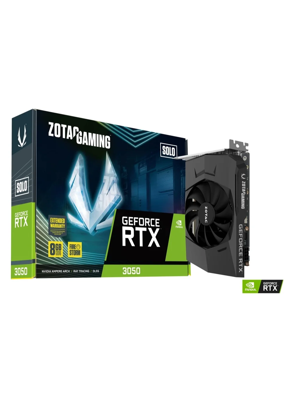 Premium Gaming Graphics Card Solo Edition (Black, 8GB) qntoq