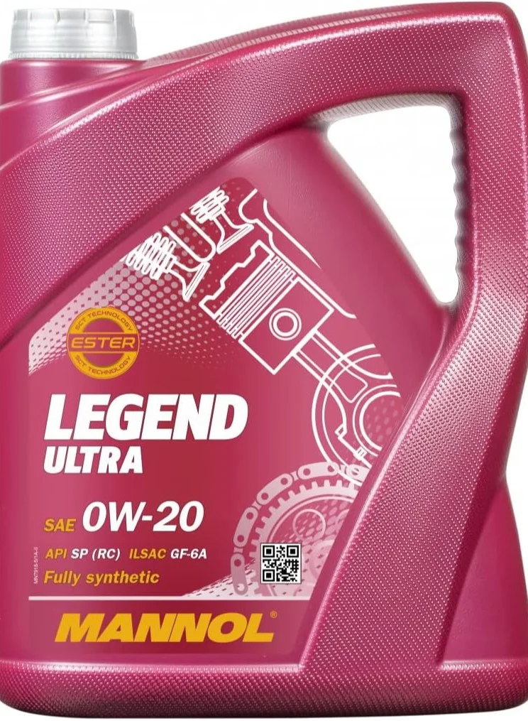 Mannol Legend Ultra Engine Oil (0W-20, Synthetic Performance, 4 L) ipxbl