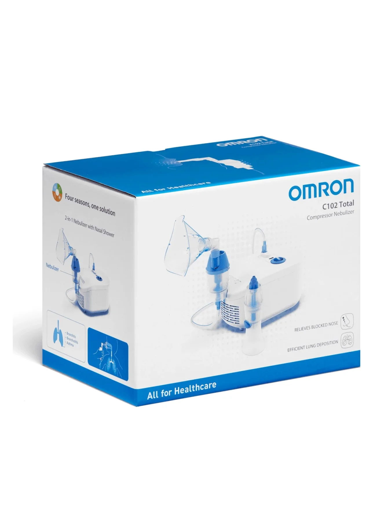 Premium Compressor Nebulizer with Integrated Nasal Shower System (Adult and Pediatric Use) kufo1