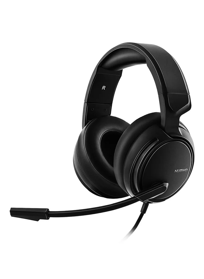 NUBWO Over-Ear Gaming Wired Headset Noise Cancelling Professional Audio For PC Laptop (Black, One Size) 61qck