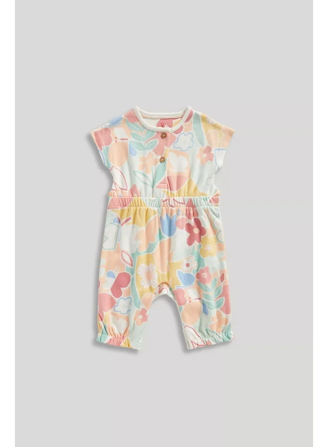Mothercare Meadow All-in-One Baby Romper Premium Cotton Soft Fabric (0-3 Months) qy0fh