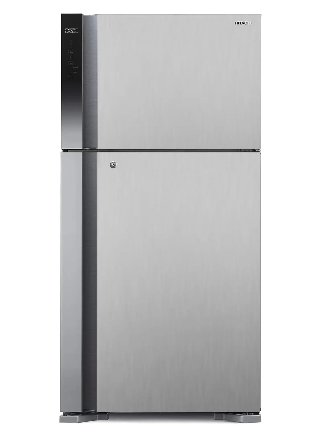Premium Top Mount Double Door Refrigerator with Dual Fan Cooling and Touch Screen Control (Silver, 510L Net Capacity) txoo1