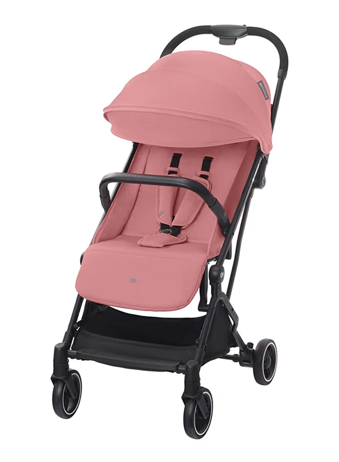Kinderkraft Indy2 Lightweight Stroller and Mink Car Seat Travel System (Dahlia Pink, 2-in-1 Set) rf2da