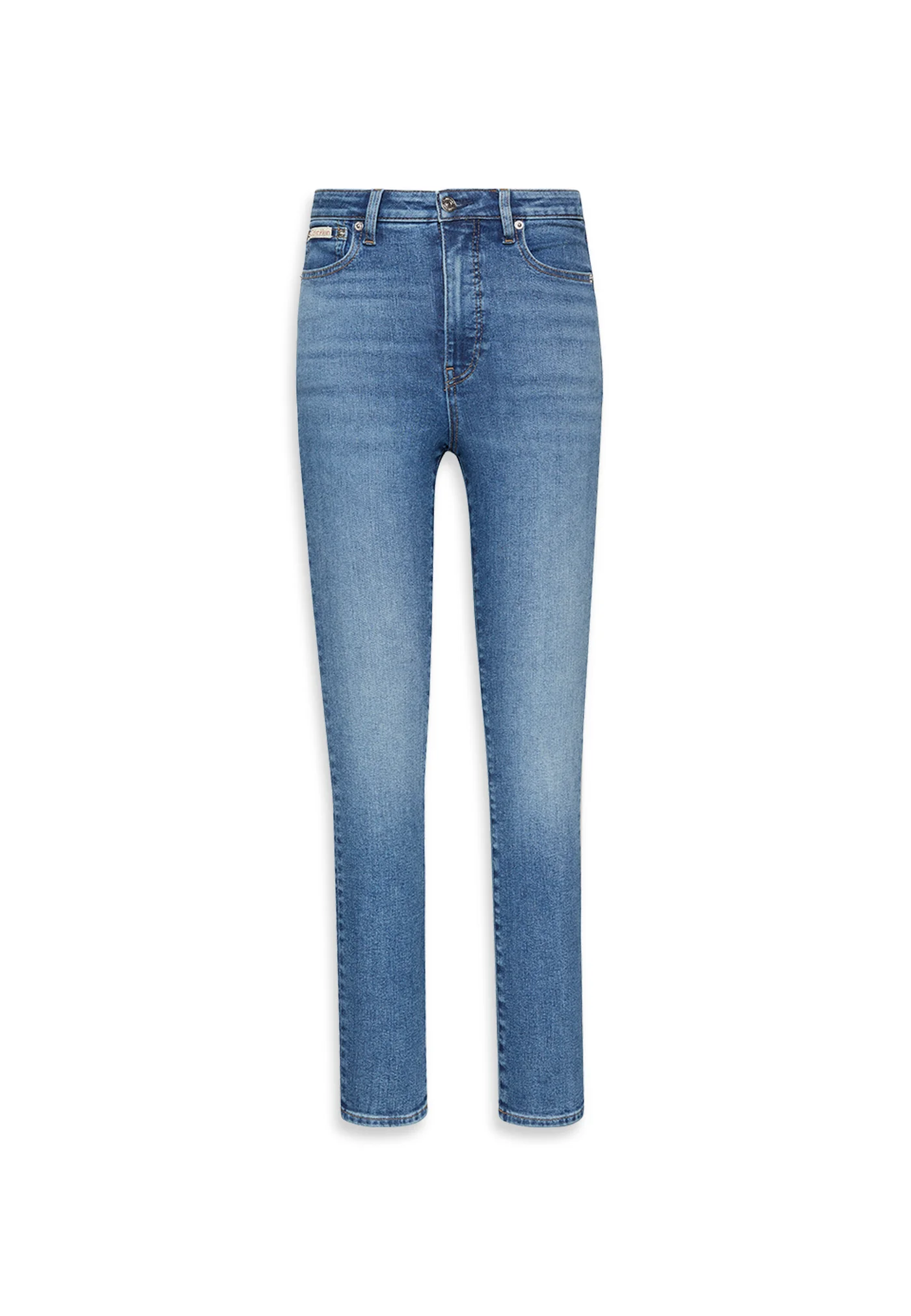 Premium High Rise Skinny Jeans Slim Fit Denim Trousers for Women (Blue, 28) x8gy6
