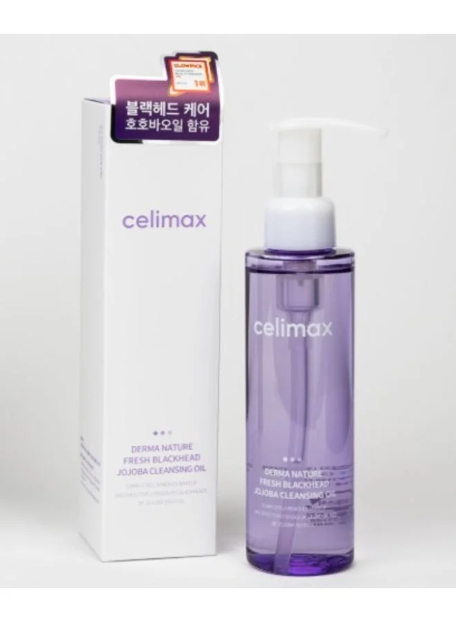 Celimax Derma Nature Fresh Blackhead Jojoba Cleansing Oil Premium Pore Care Formula (150 mL) 8udfd