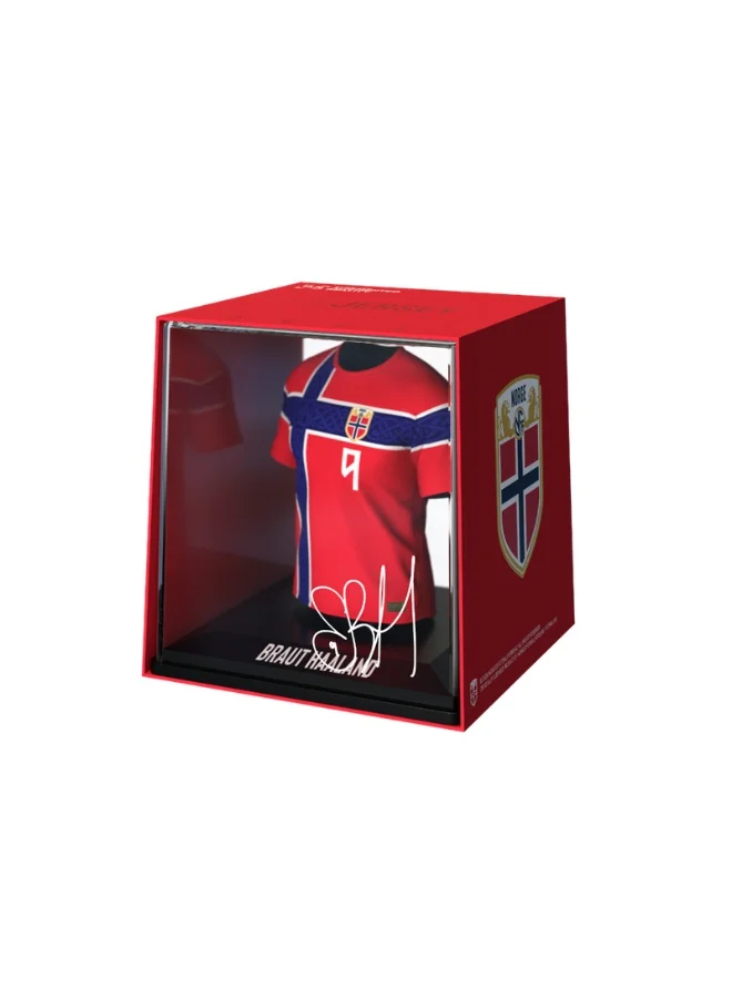 FanCollex Erling Haaland Norway Home Jersey 2026 Collectible Miniature Figure (15 cm) j0cie
