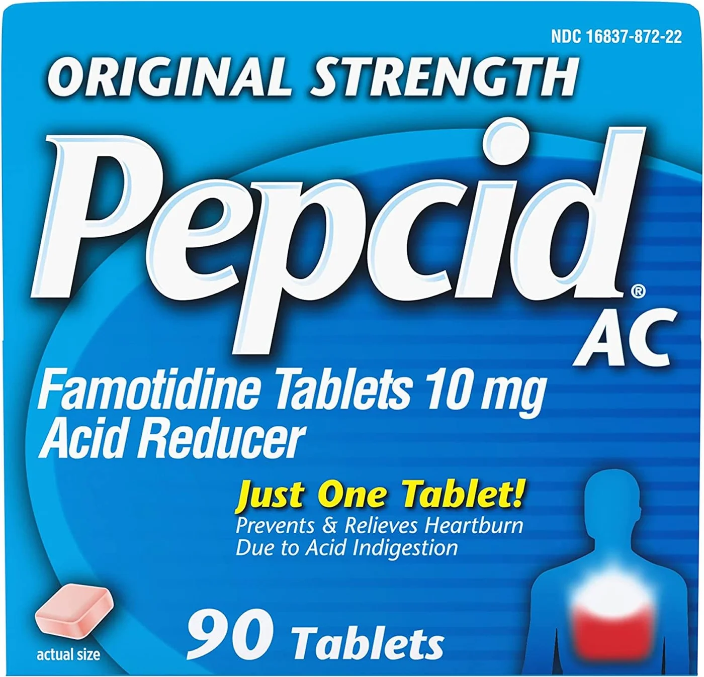 Acid Reducer Tablets Original Strength Digestive Health Support (180 Tablets) 2god5
