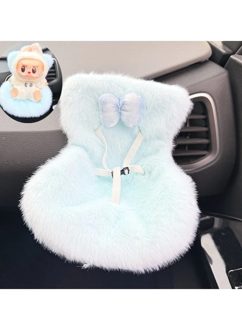 Premium Sitting Plush Doll Ornament Car Interior Aromatherapy Pendant (15 cm) bfmw6
