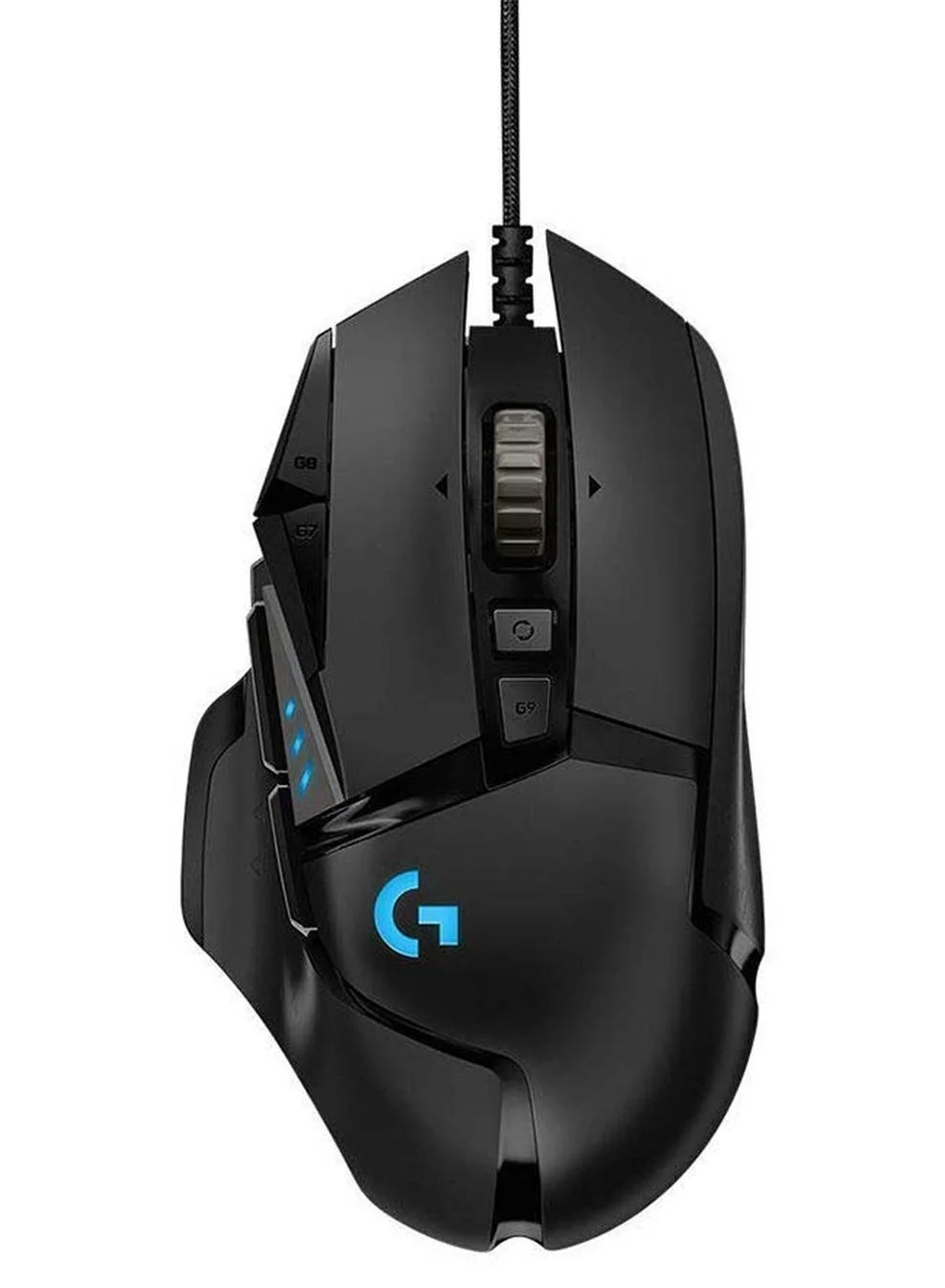 Premium Wired Gaming Mouse High-Precision Optical Sensor 25,600 DPI RGB Lighting 11 Programmable Buttons (Black, 13 cm) v1i54