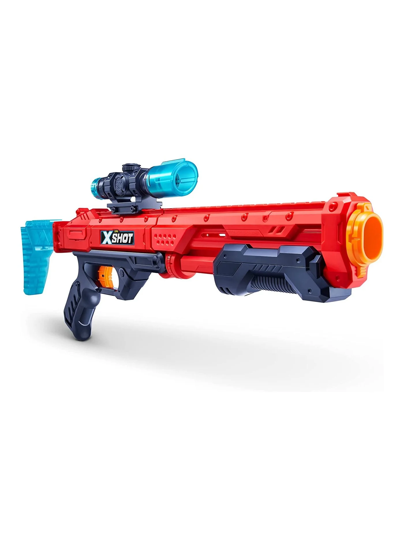 X-Shot Hawk Eye Dart Shooter Precision Foam Blaster (Targeting Scope, 12 Foam Darts) 9y4no