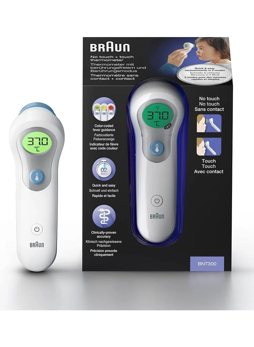 Premium Non-Contact Infrared Forehead Thermometer for Adults and Kids (BNT300, 1 Piece) 2qww2
