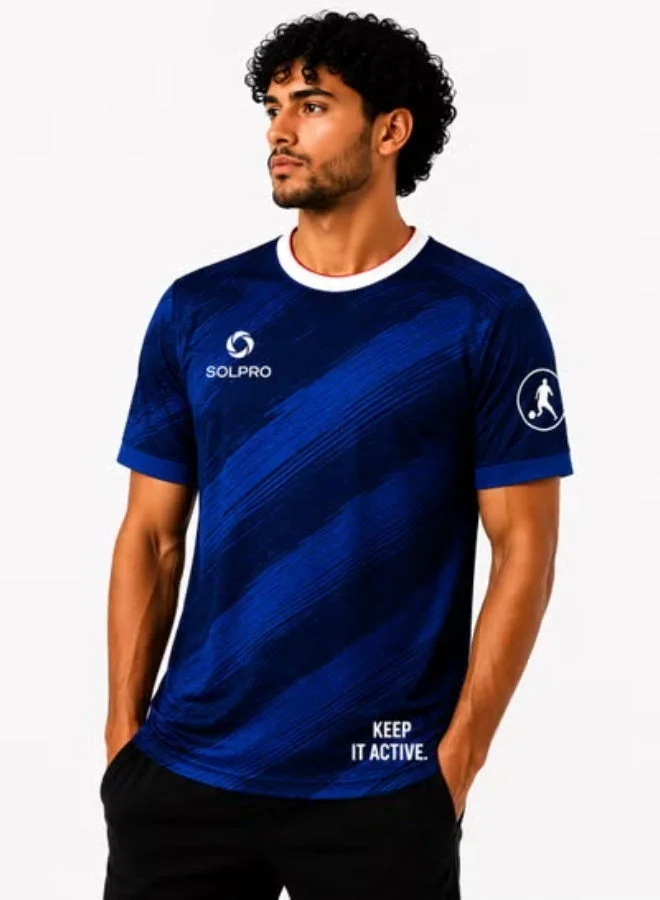 SOLPRO Football Fan Jersey France National Team Graphic Tee Premium Breathable Fabric for Men and Women (Unisex, Large) zrrl4