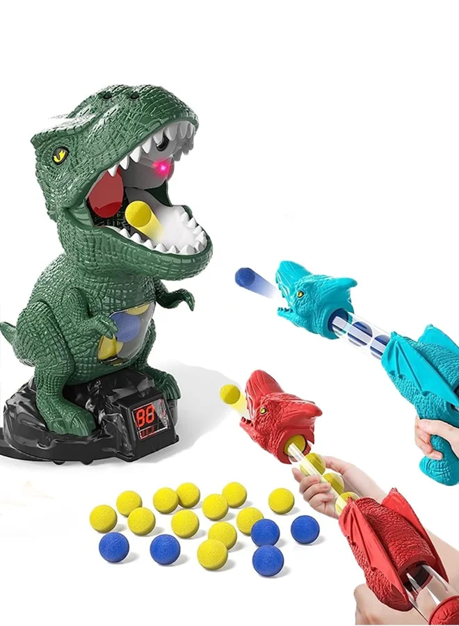 Garlo Dinosaur Shooting Game Set with Moving Target and LED Score Display for Kids (Interactive Toy) sdr2t