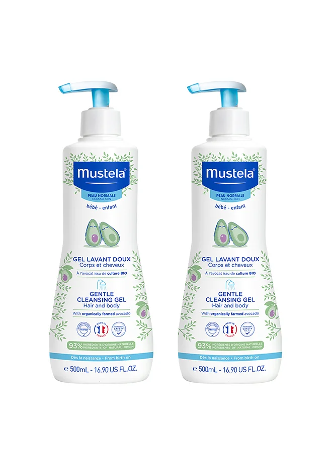 Gentle Baby Cleansing Gel Premium Formula (Pack of 2, 500 mL) pvdmv