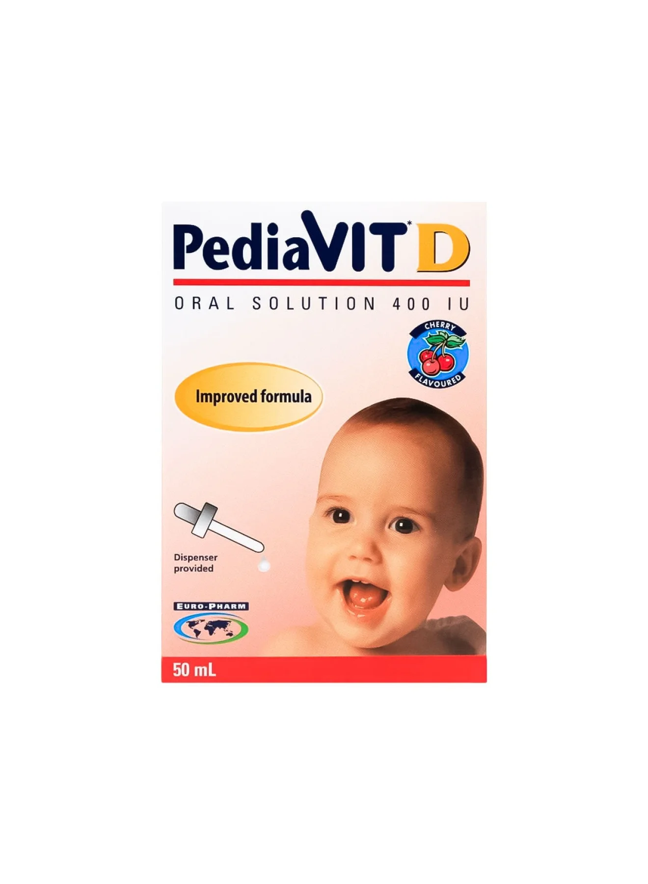 PediaVit Vitamin D3 Liquid Supplement for Infants and Kids (50 mL) vqcvo