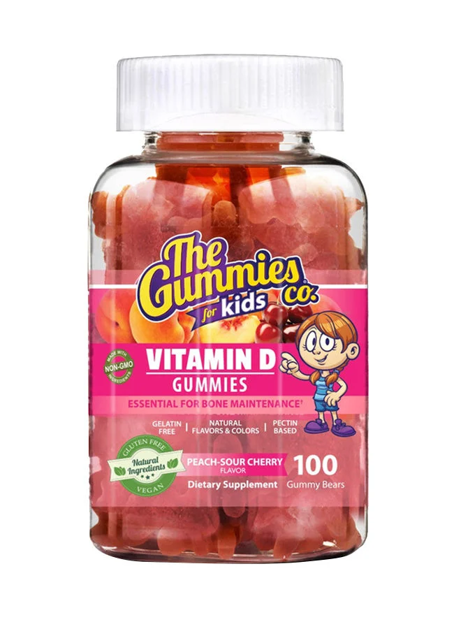 The Gummies Co Vitamin D Supplement for Kids (Premium Nutritional Support, 100 Gummies) 7gvnq