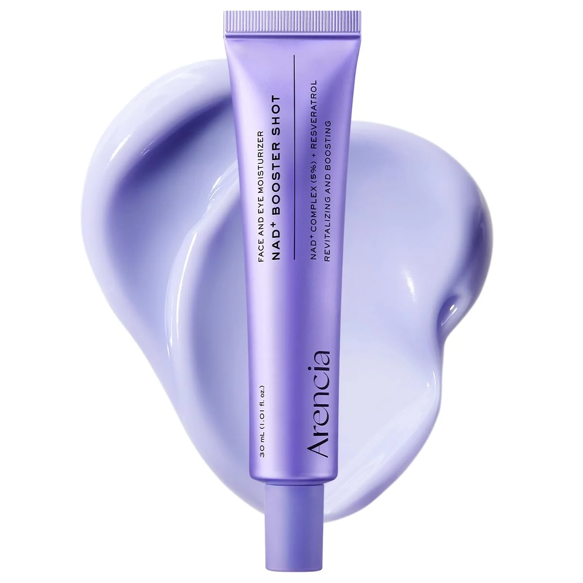 Arencia NAD+ Serum Booster Shot with 5% NAD+ Complex & Resveratrol for Deep Hydration and Barrier Support (30 mL) div3s