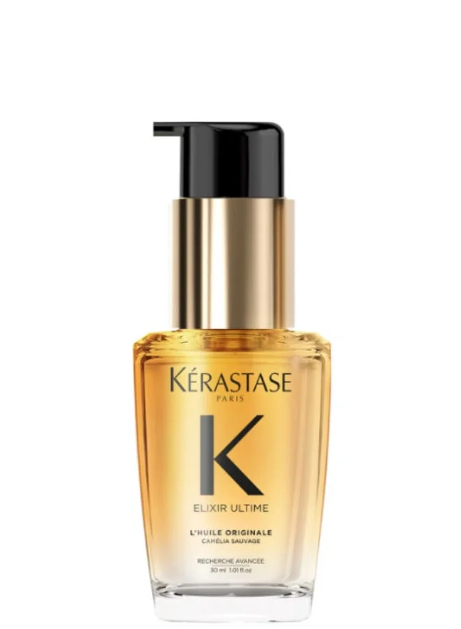 Kerastase Elixir Ultime Original Hair Oil Premium Nourishing Treatment for All Hair Types (100 mL) mw9fb