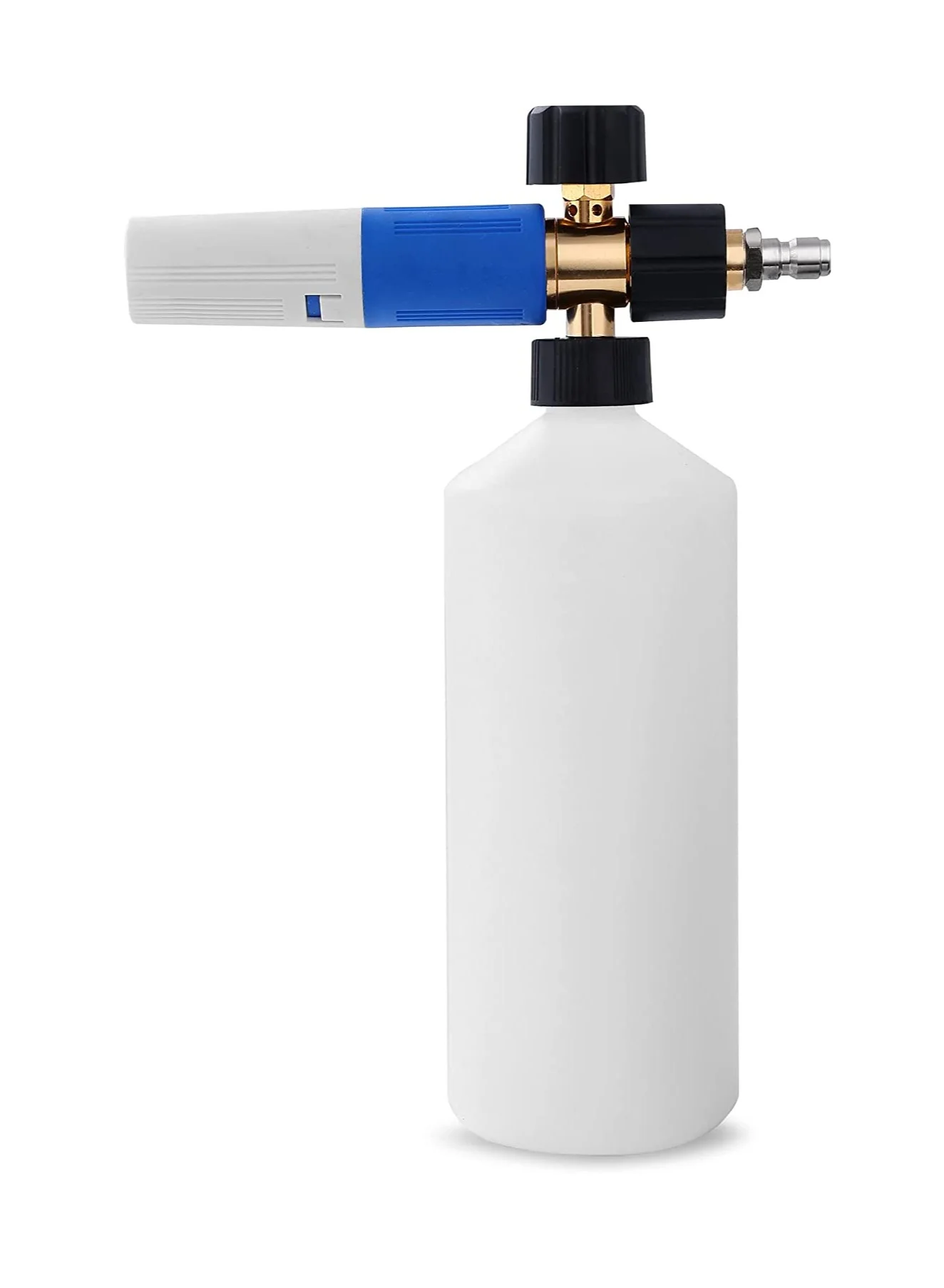 Barakah Foam Cannon Pressure Washer Gun with Adjustable Nozzle and 1/4 Inch Quick Connect for Car Detailing (1 L) gpefn