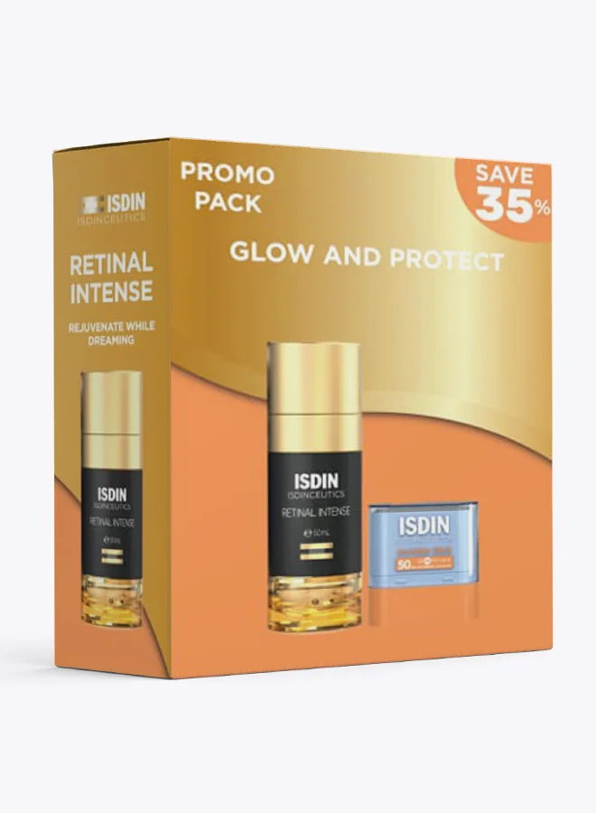 Premium Glow & Protect Skincare Set Retinal Intense Serum and Invisible Stick SPF50 (50 mL + 8 g) utbr9