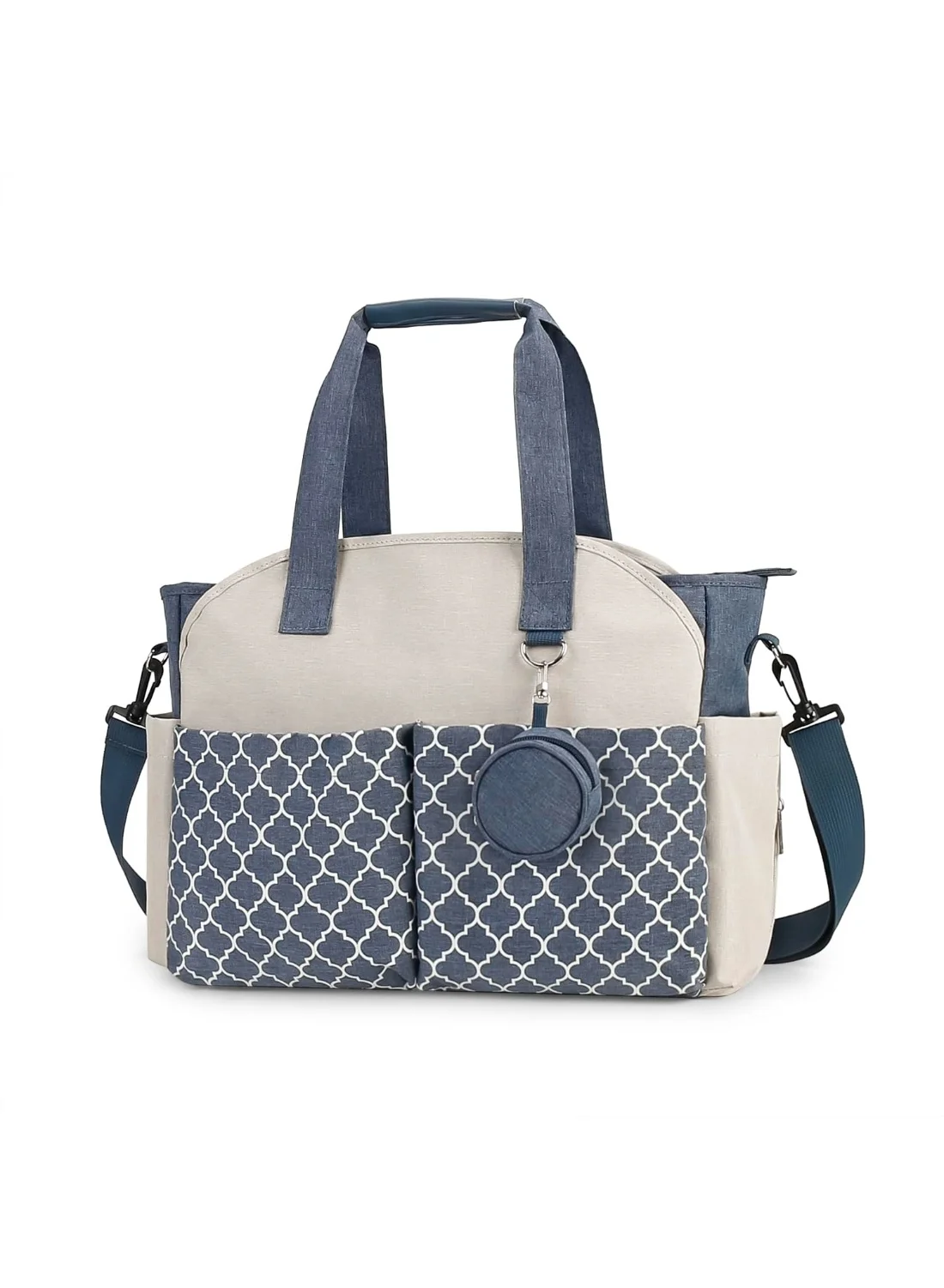 KYD Multi-Functional Diaper Tote Bag with Built-in Changing Pad and Adjustable Strap (Large) i50dr