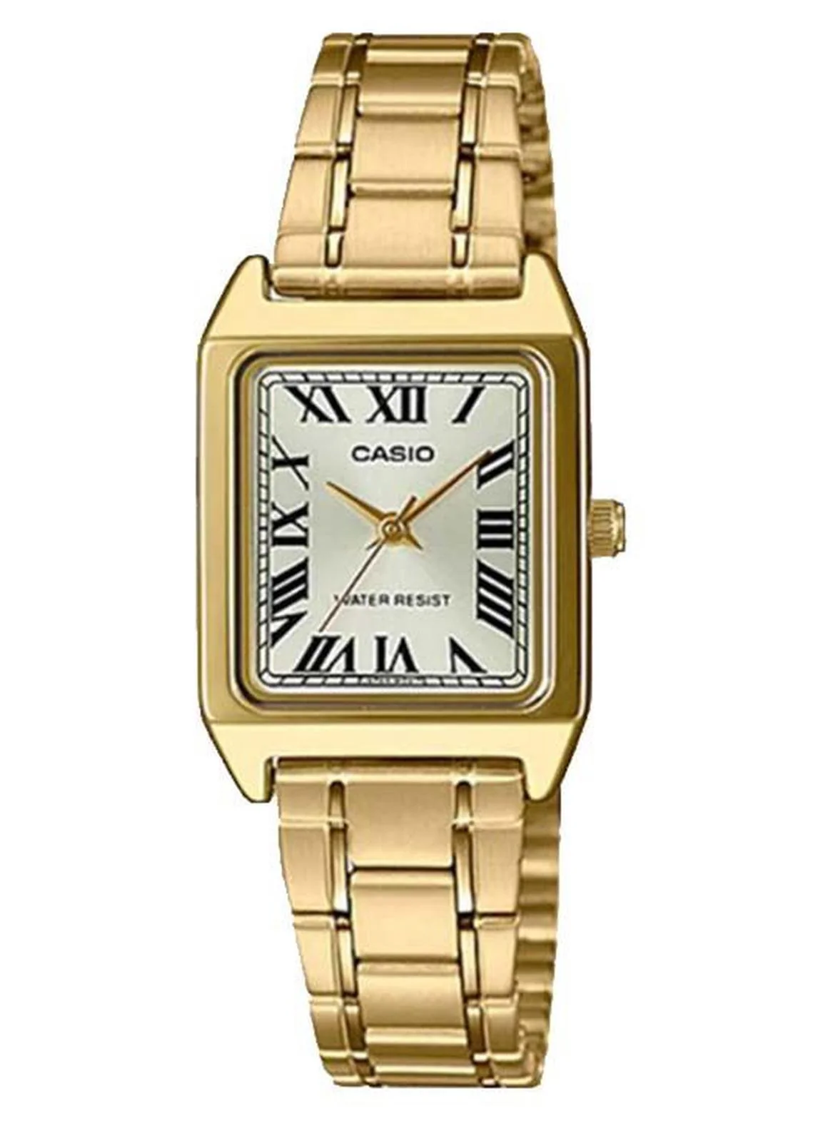 Premium Stainless Steel Analog Wrist Watch for Women (Gold, 33 mm) 04h11