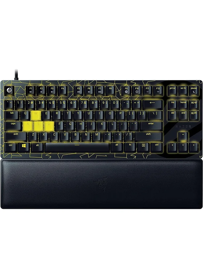 Premium Tenkeyless Mechanical Gaming Keyboard with Linear Optical Switches and RGB Lighting (Red, Wired USB-C) wbgxz