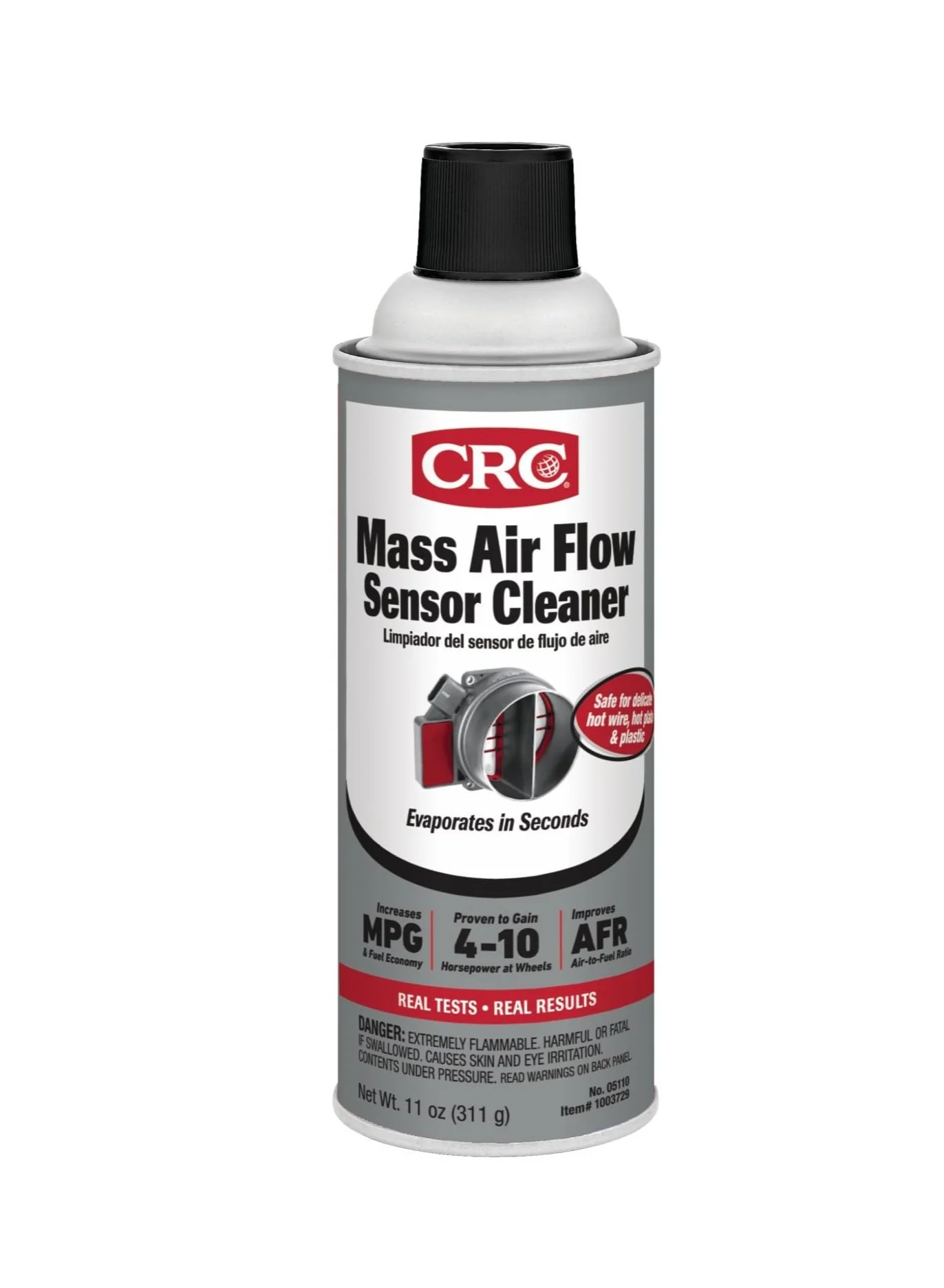 CRC Mass Air Flow Sensor Cleaner Premium Automotive Maintenance Spray (311 g) gj90c