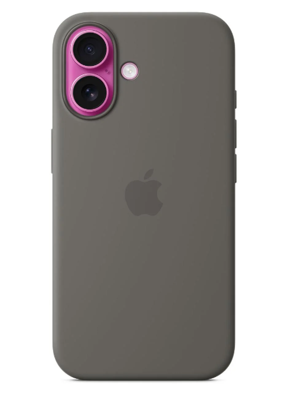 Premium Smart Silicone Protective Case for Smartphone 16 (Stone Gray, 1 Pack) czzzn