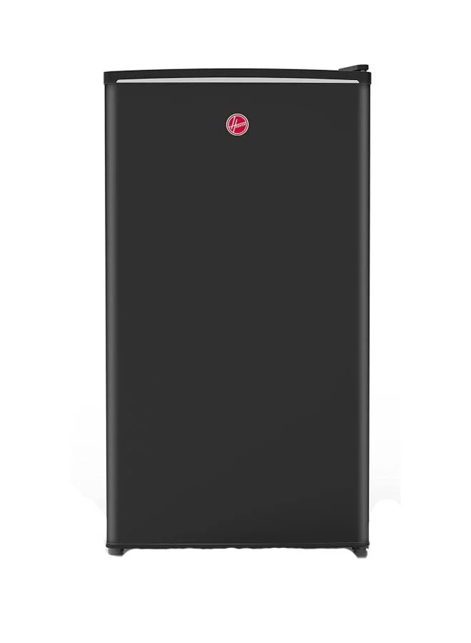 Hoover Compact Single Door Refrigerator with Freezer Compartment (Black, 118 L) vk4am