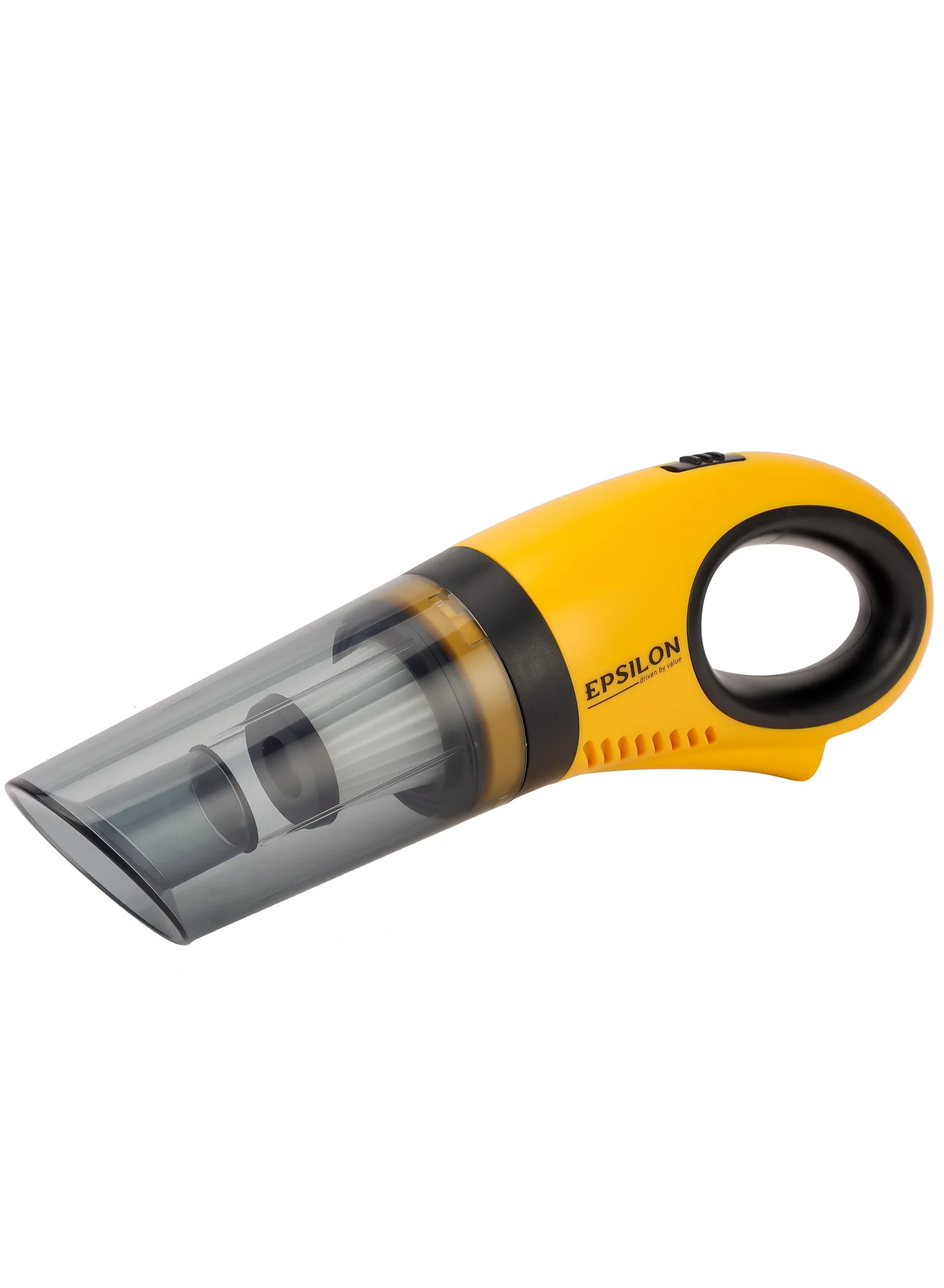 Epsilon Rechargeable Car Vacuum Cleaner Portable Handheld Auto Interior Detailer (7.4 V, 1 Unit) yh0un
