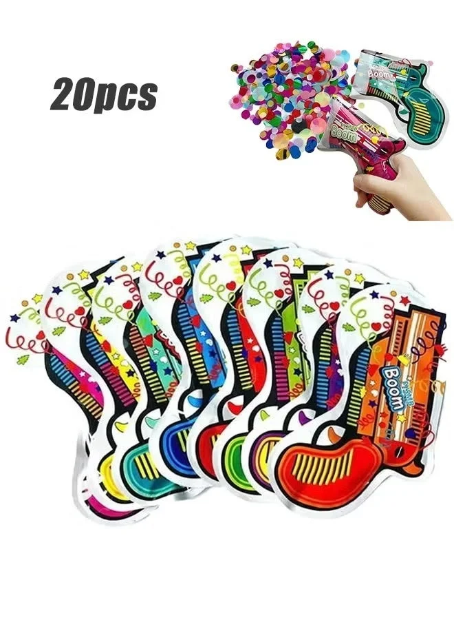 Arabest Handheld Inflatable Confetti Cannon Party Popper (Multicolor, 15 cm) d22kf