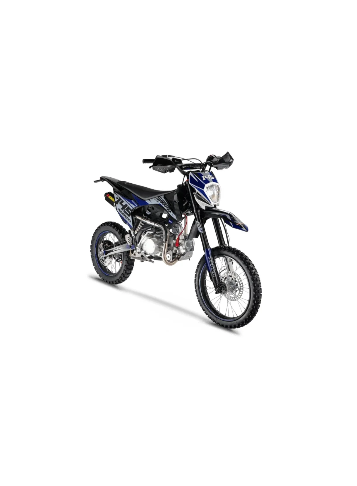 SHARMAX Power Max 145 Pit Bike 125cc 10HP Off-Road Motorcycle (4-Speed Manual, 17/14 Wheels) gscc1