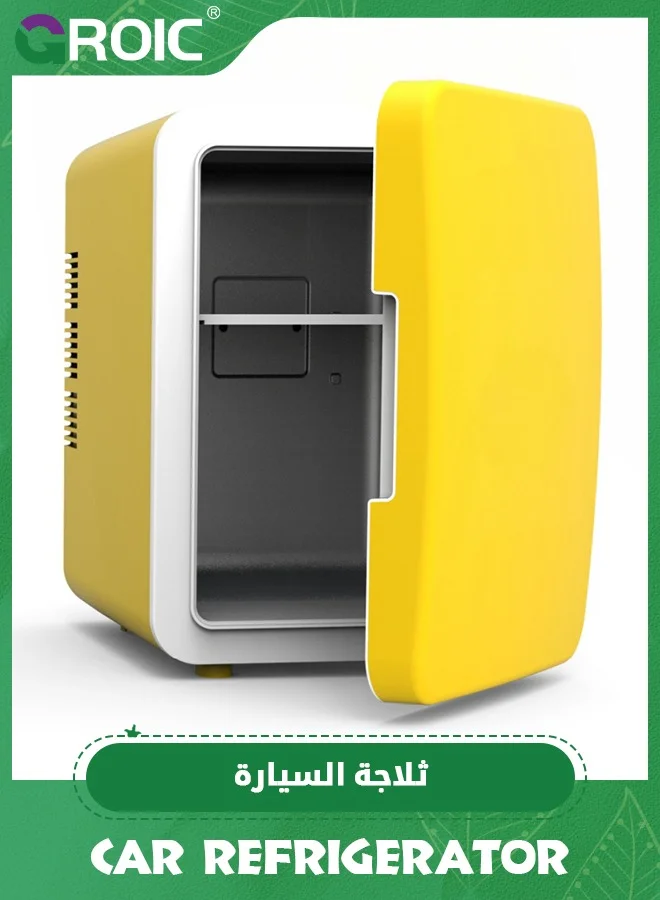 GROIC 6L Portable Mini Fridge Compact Cooler for Cosmetics Skincare and Drinks (6L) gyeih