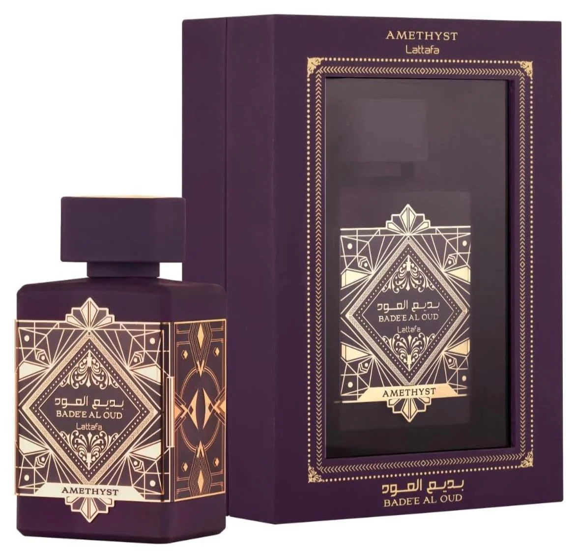 Lattafa Badee Al Oud Amethyst Eau de Parfum Premium Fragrance for Men and Women (100 mL) ircuq