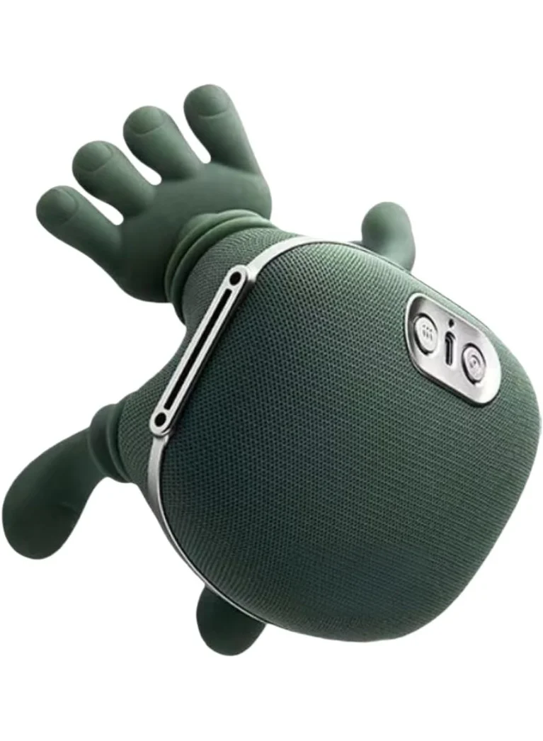 TIGER Bionic Heated Massager 4D Deep Tissue Neck and Back Kneading Device with Adjustable Heat for Muscle Relaxation (Green) fvonn