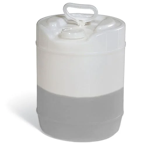 Industrial Oil Storage Container Translucent Recycling Jug Heavy-Duty Automotive Fluid Management (19 L) itqhp