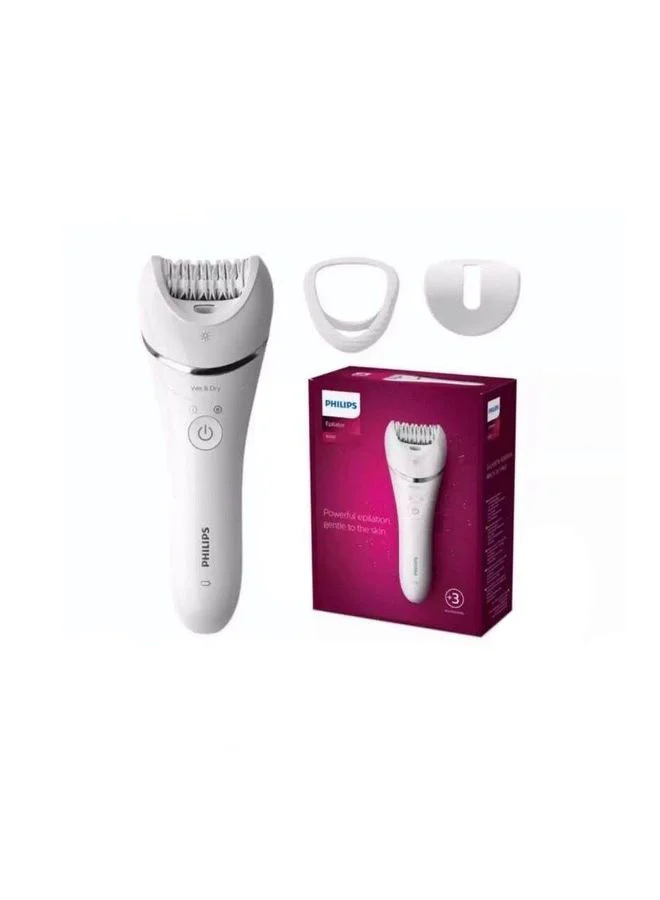 Professional Epilator Series 8000 Hair Removal Device with 3 Accessories (Premium Grooming Tool) y26p2
