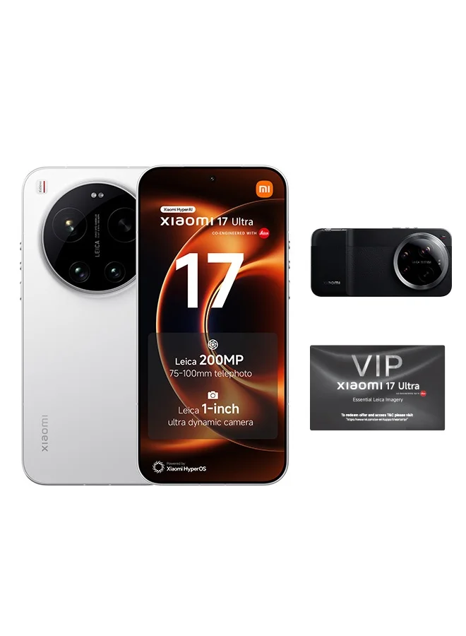 Smart 17 Ultra 5G Smartphone (16GB RAM, 512GB Storage) Photography Kit Bundle - White yv124