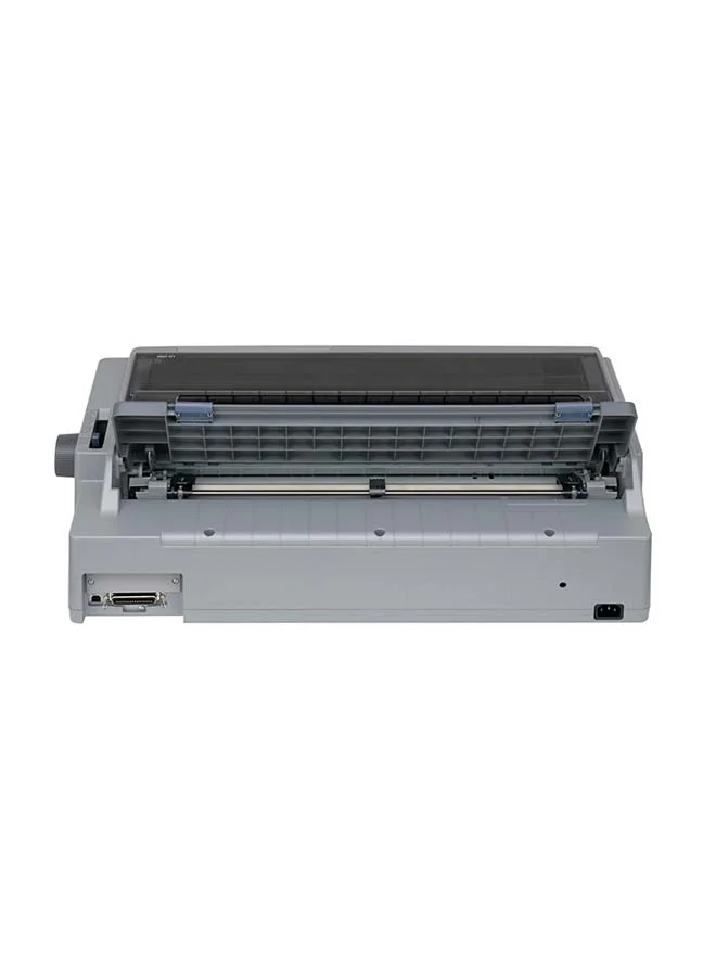 Premium Dot Matrix Printer High-Speed Impact Printing Device (White, 24-Pin) mhll3