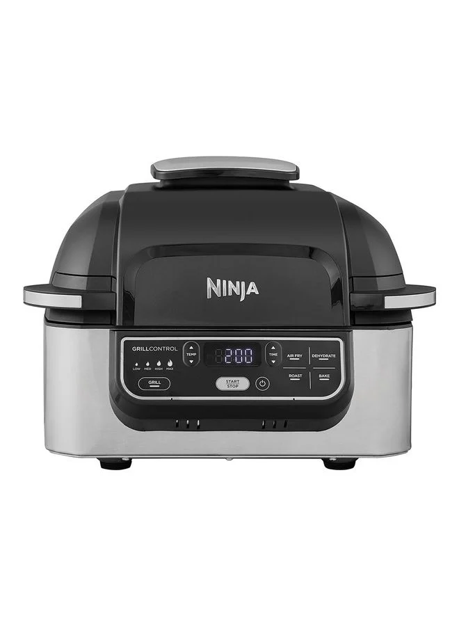 Premium 5-in-1 Health Grill and Air Fryer with Cyclonic Air Technology (Stainless Steel, 5.7 L, 1760 W) w7hyr