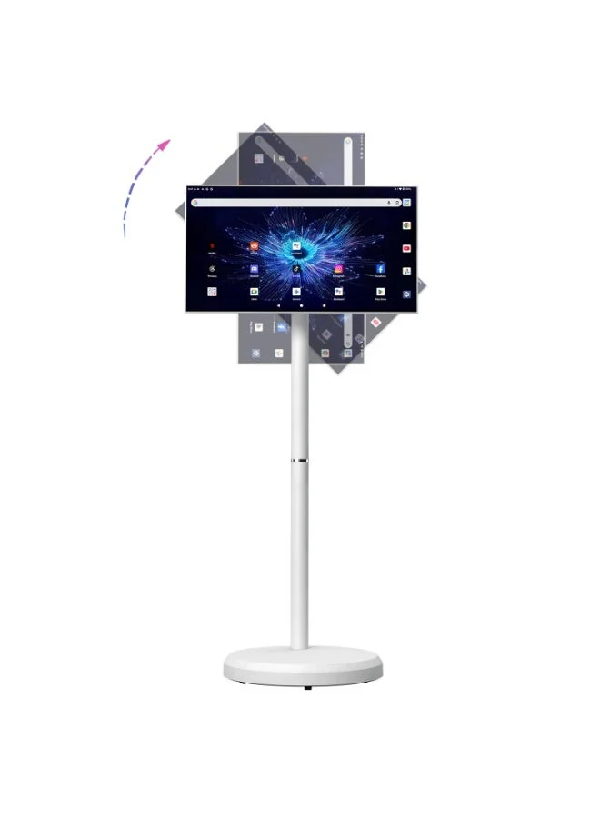 VLH 21.5 Inch Smart Portable TV Touch Screen Monitor with Rolling Stand (1080P, 4GB RAM, 64GB Storage, Wireless Casting) b6xm0