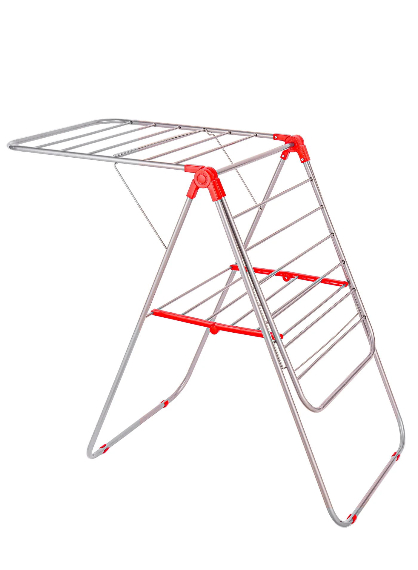 Delcasa Hang Ease Foldable Clothes Drying Rack Premium Rustproof Carbon Steel (15 m Drying Space, 15 kg Capacity) lwsx1